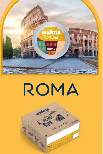 Lavazza Blue Roma Intenso-Ricco Coffee Capsules (100 caps)