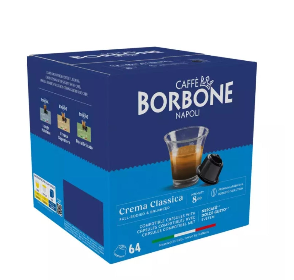 Caffè Borbone Miscela Blu Capsules (Dolce Gusto Compatible)
