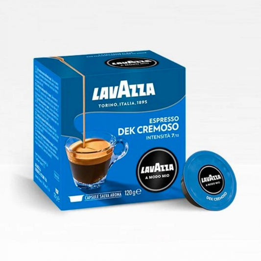 Lavazza A Modo Mio Dek Cremoso Coffee Capsules