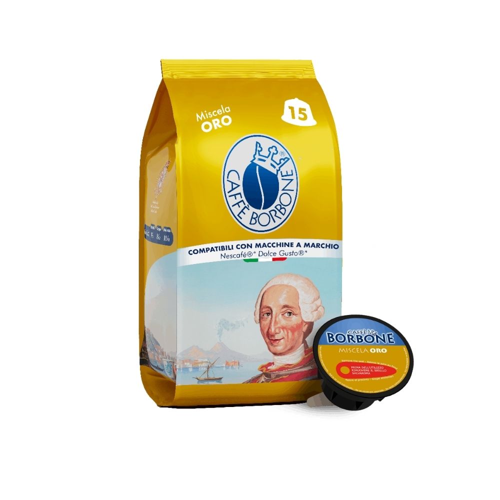 Caffè Borbone Miscela Oro Capsules (Dolce Gusto Compatible)