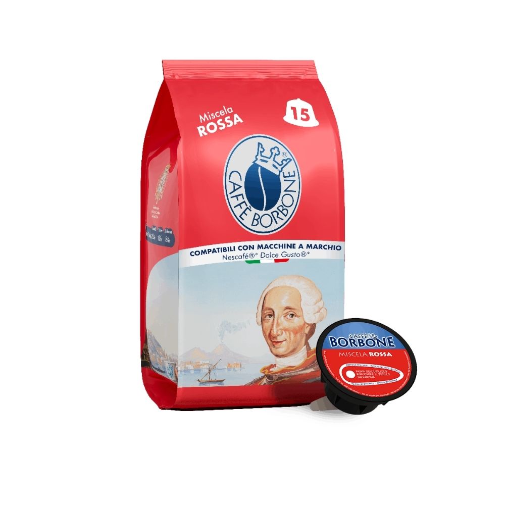 Caffè Borbone Miscela Rossa Capsules (Dolce Gusto Compatible)