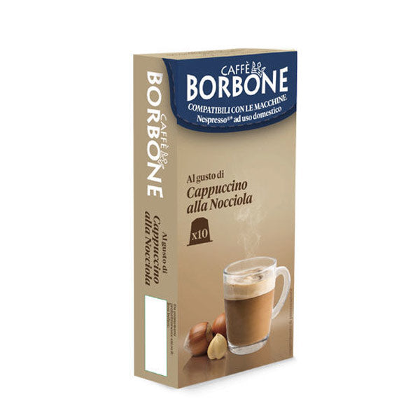 Nespresso-compatible Borbone Cappuccino Nocciola capsules – MyCoffeeStore