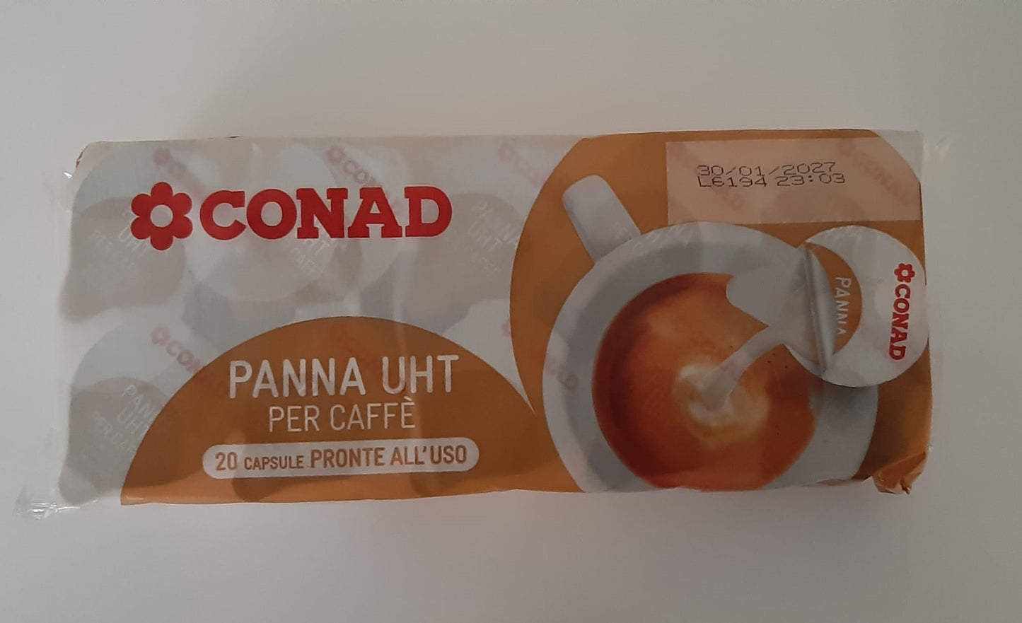 Conad UHT Individual Milk Pots x 20