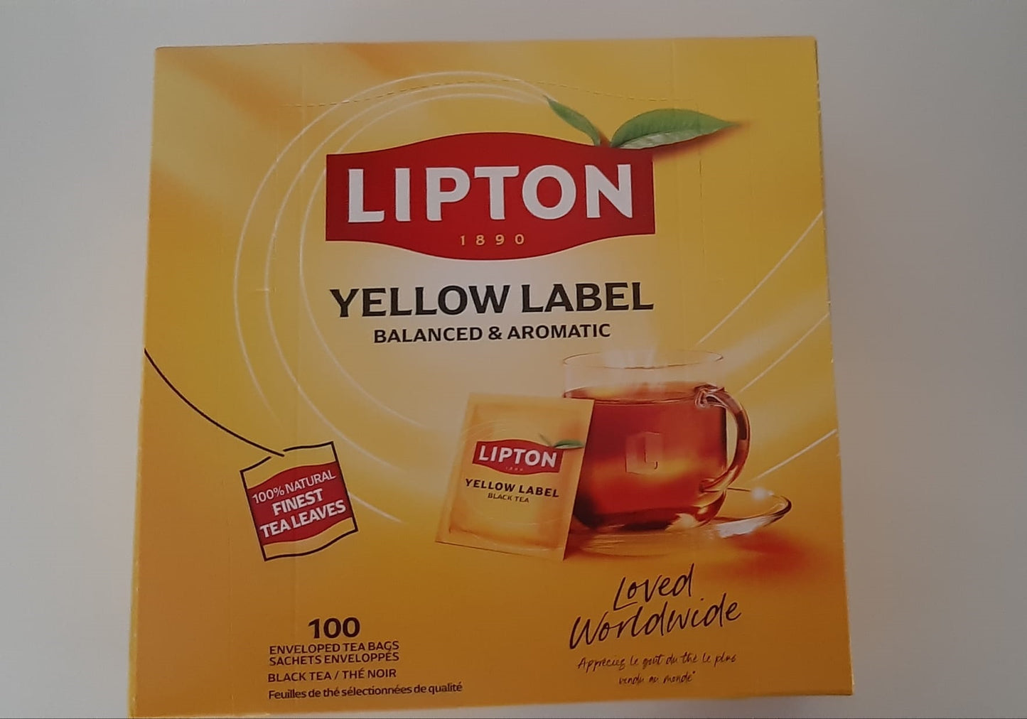 Lipton Yellow Label Tea – 100 Tea Bags
