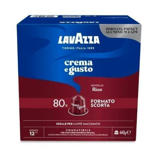 Lavazza Crema e Gusto RICCO Nespresso Compatible Coffee Capsules